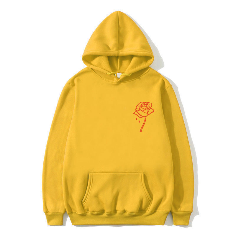 Áo Hoodie Nam In Chữ People Are Poison Rose Màu Đen / Cam / Kaki / Xám / Trắng / Hồng