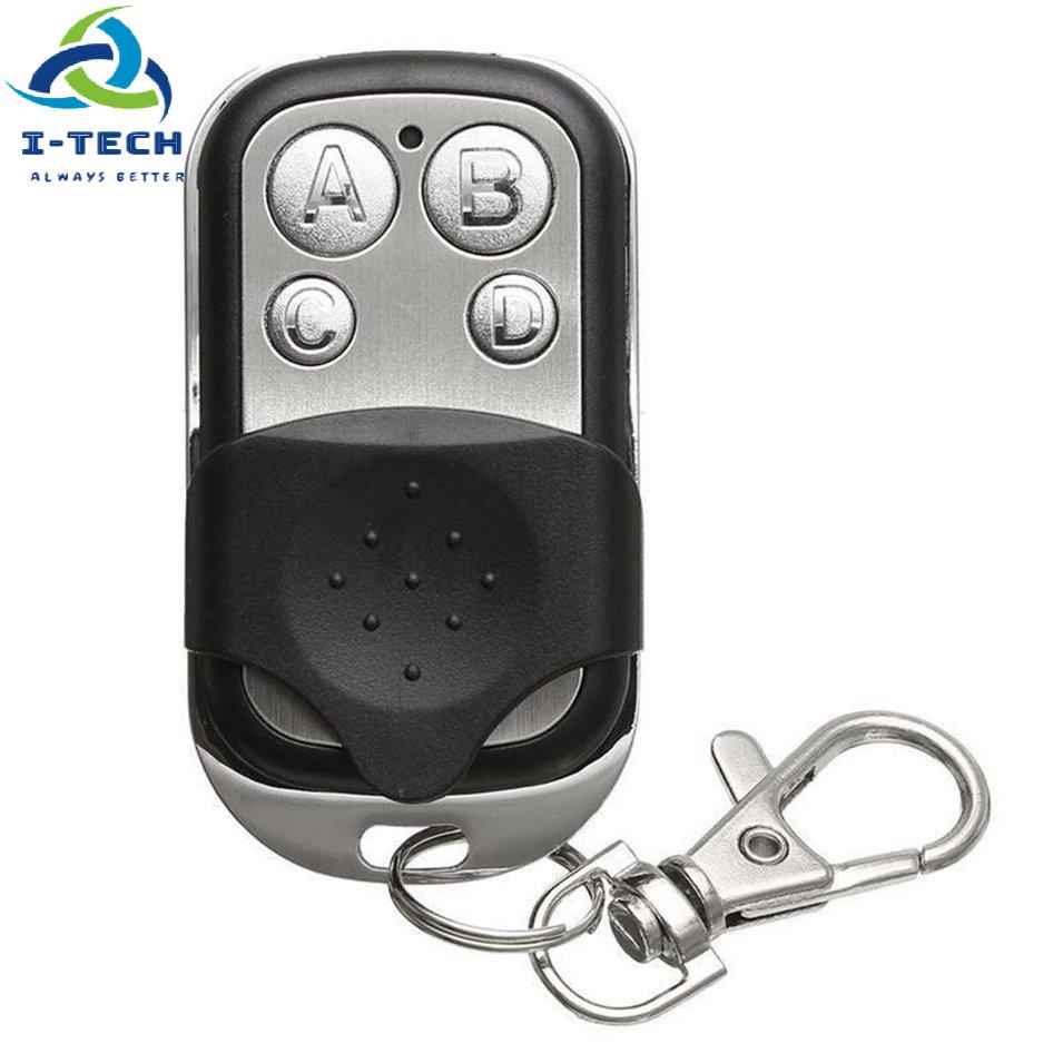 ⚡Khuyến mại⚡4 Buttons Garage Door Opener Wireless Remote Control 433MHZ Clone Fixed Learning Code For Gadgets Car Gate Garage Door