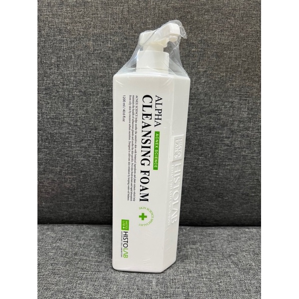 Histolab Alpha Cleansing Foam - Sữa rửa mặt kiểm soát dầu nhờn, làm sạch da dùng được cho da mụn