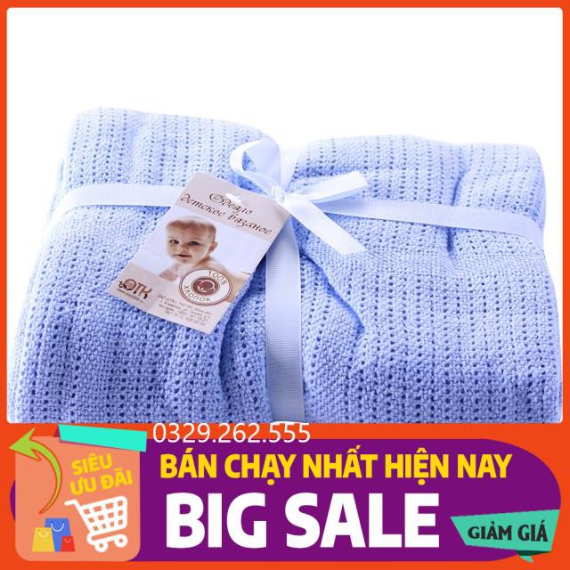 (FreeShip) Chăn lưới cho bé chất siêu mềm