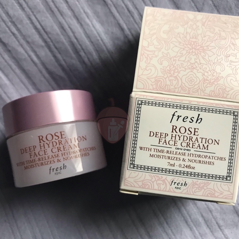 COMBO Kem Dưỡng FRESH - Rose Deep Hydration Face Cream - Lotus Youth Preserve Dream Face Cream (7ml)