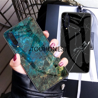 Ốp điện thoại kính cường lực cứng họa tiết đá hoa cương cho casing huawei honor 9 lite case honor 9x lite case honor 10 lite case honor 20 pro case honor 10i 20i case honor 20s marble grain hard tempered glass protective back cover case