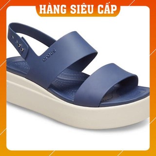 FreeShip-Hàng cao cấp Sandal Cross Brooklyn đế cao 5cm (màu navy)