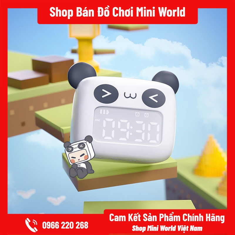 Đồng Hồ Báo Thức Mini World Gấu Panda