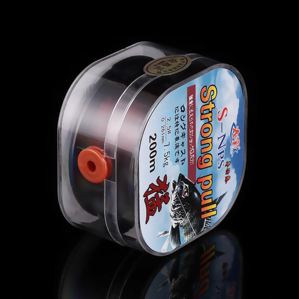 MUVAKO Cuộn dây câu cá  bằng nylon độ bền cao 200M