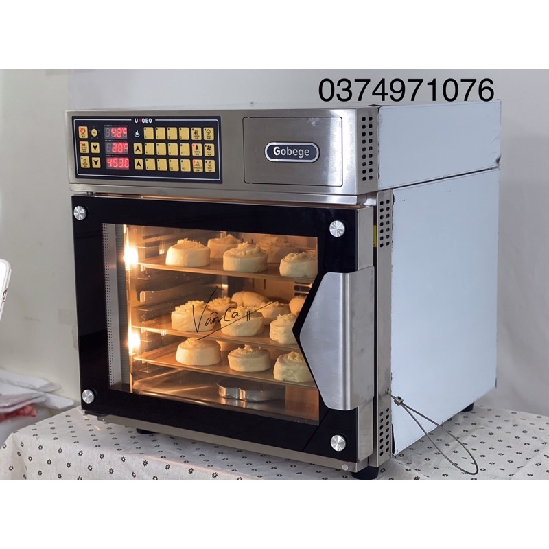 LÒ NƯỚNG KIÊM HẤP BÁNH BAO UKOEO T60S 5 tầng