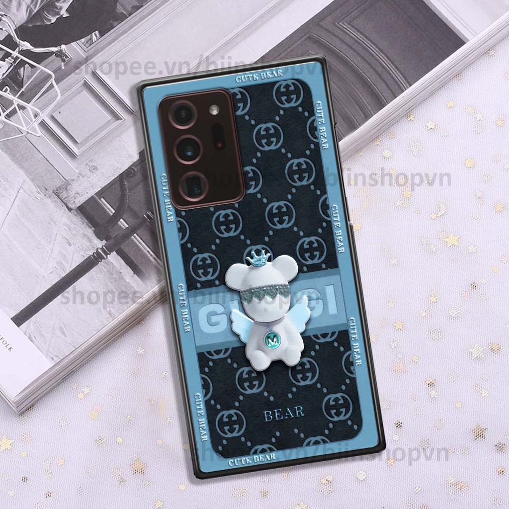 Ốp Samsung Note 20 Ultra hình gấu bear brick đẹp độc lạ, thời trang, cá tính