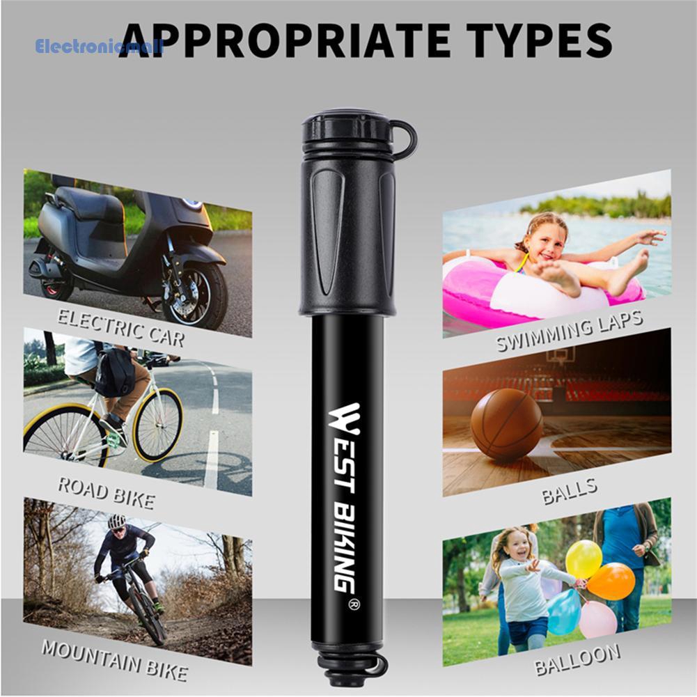 Bơm Xe Đạp Mini 100psi Kèm Ống