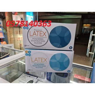 Găng tay y tế latex hộp 100 cái