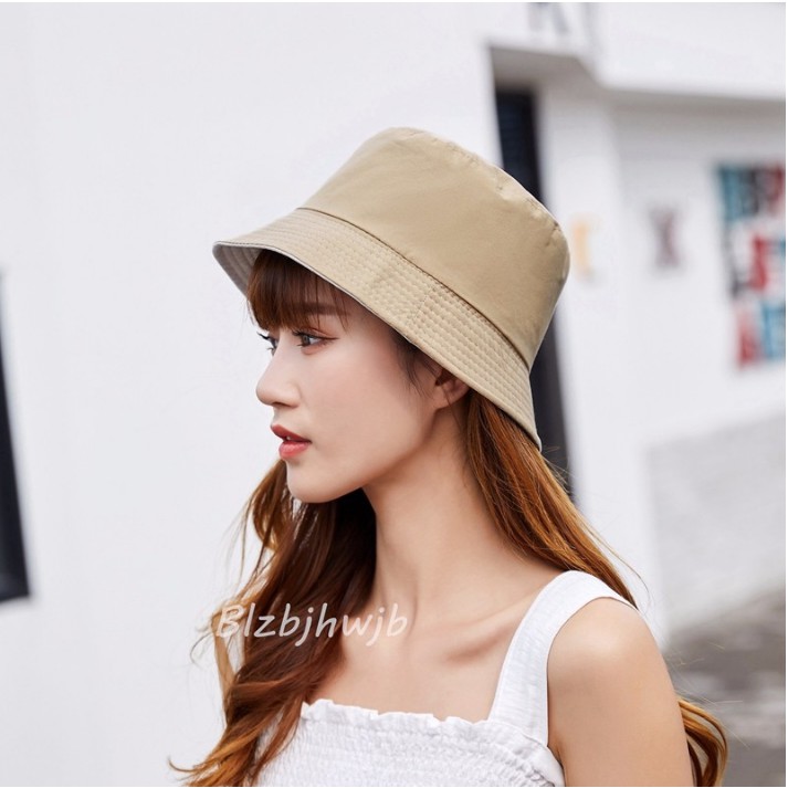 Nón bucket tròn vành trơn nhiều màu phong cách Ulzzang Unisex Korea TOMTOM SHOP