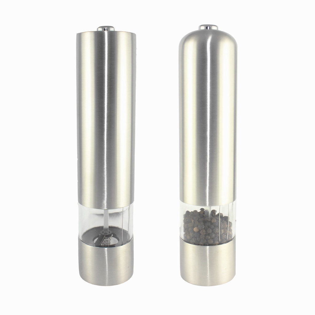 Dụng Cụ Xay Tiêu Inox Bằng Tay Đầu Tròn hoặc  đầu phẳng