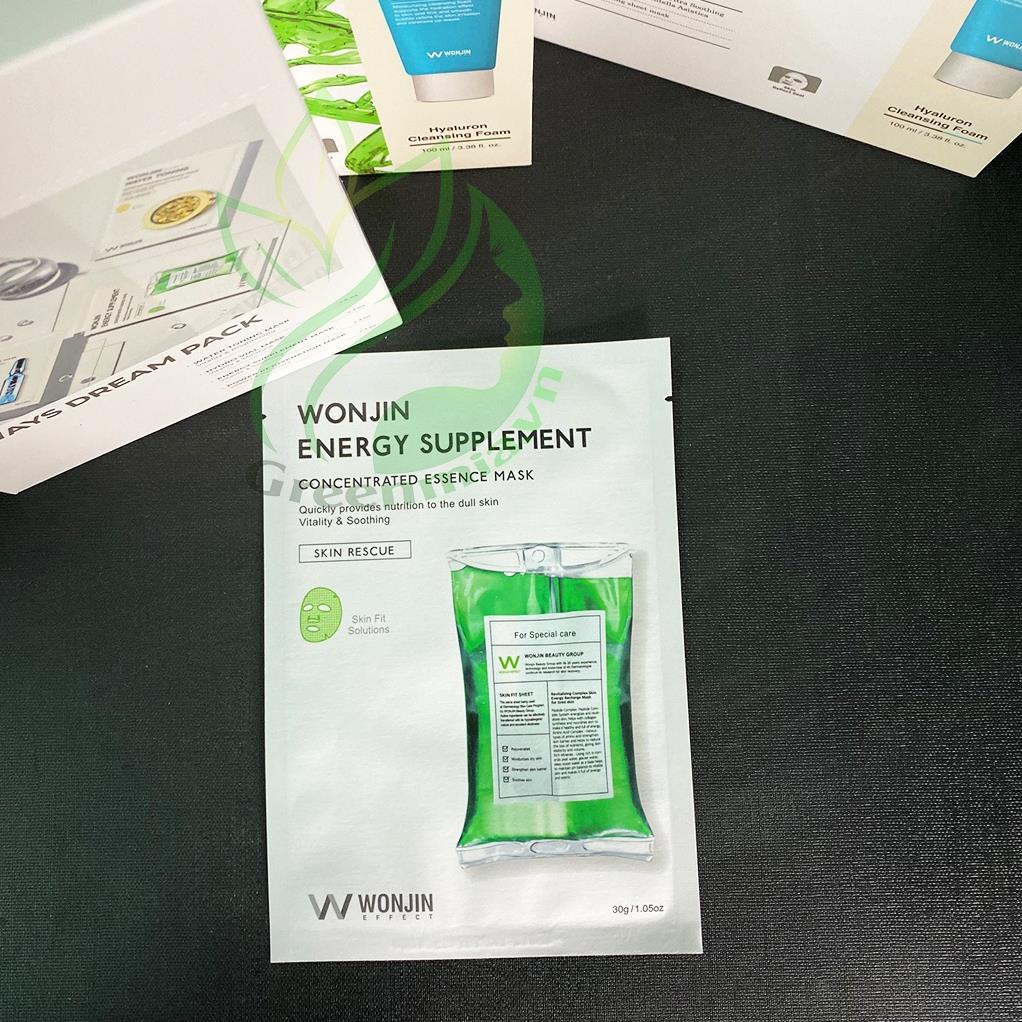 Lẻ Miếng Mặt Nạ Wonjin Effect Energy Water Toning Hydro Vial Power Rejuvenation