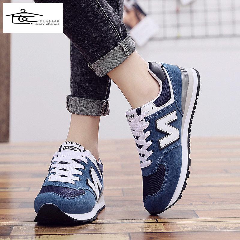 Giày Thể Thao Lưới Hình Chữ N Phong Cách Mới Cho Nữ Dễ Phối Đồ