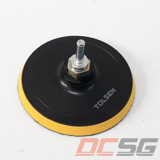 Đế chà đệm cao su có dai ốc - tolsen - 77261