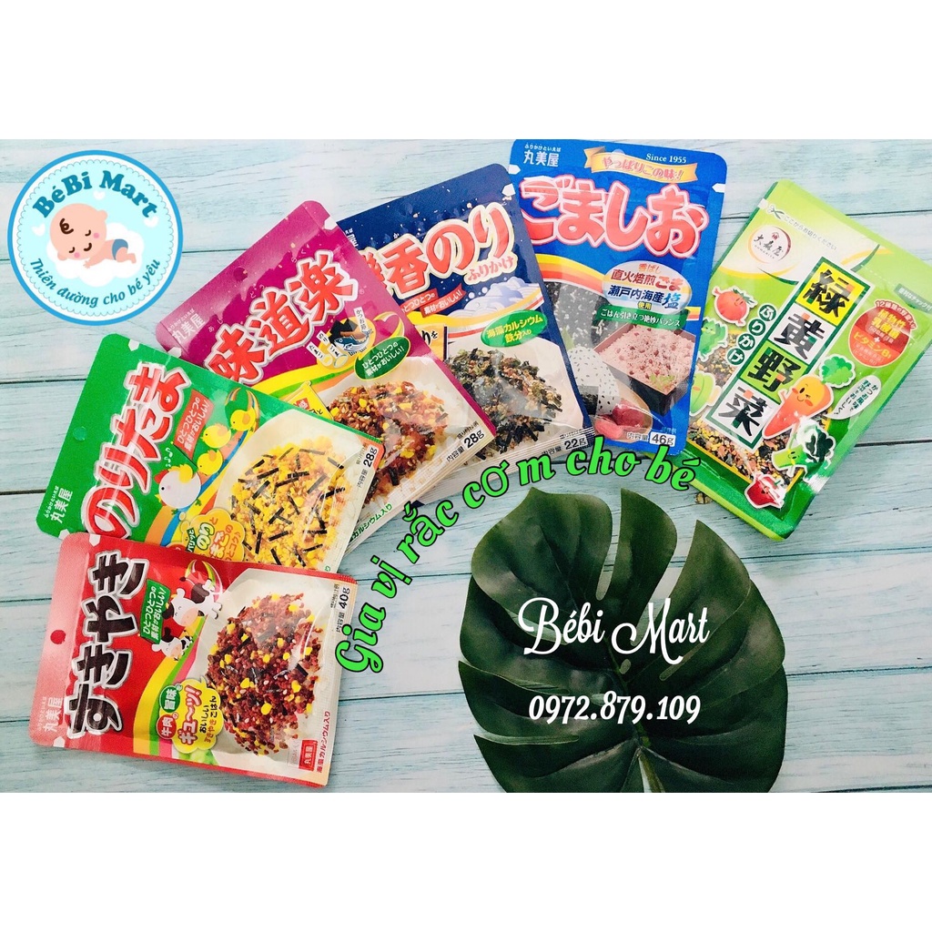 ĐỦ VỊ Gia vị rắc cơm Marumiya Nhật cho bé thumbnail