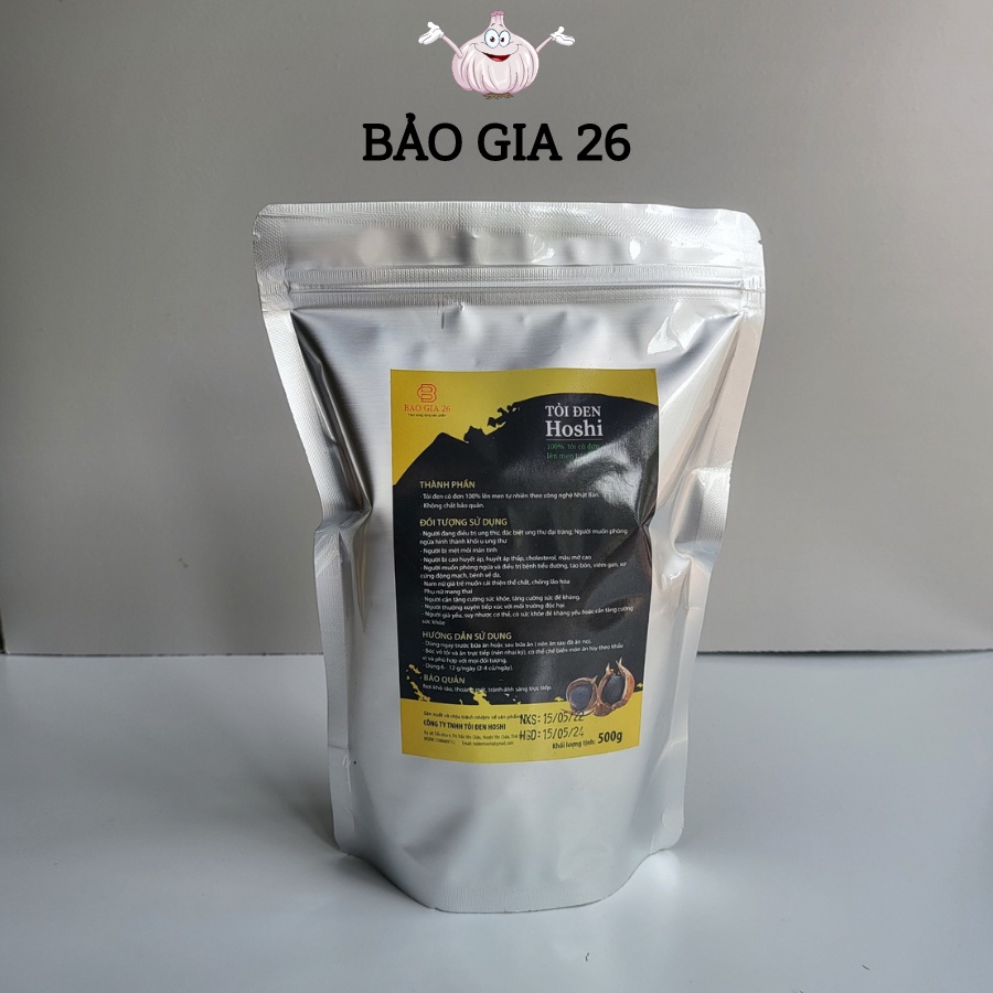- 1KG - Tỏi Đen Cô Đơn Hoshi - Lên Men 90 Ngày