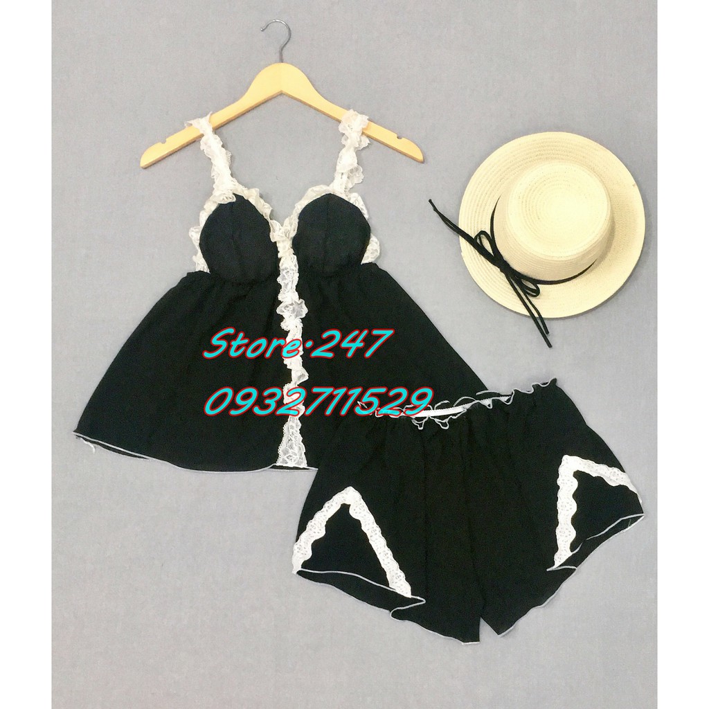 [SIZE 60 - 90KG] BỘ VOAN BIGSIZE MẶC NGỦ CÓ MÚT, VOAN MỎNG MÁT KHÔNG NHĂN GỢI CẢM QUYẾN RŨ