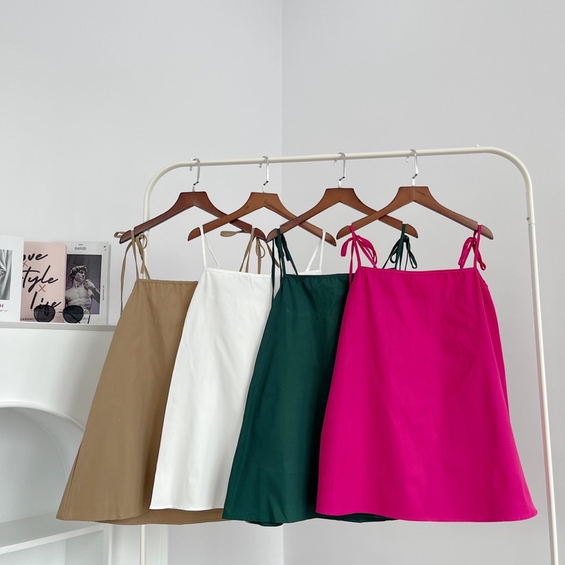 ÁO HAI DÂY IVY TOP Thiết kế form chuẩn đơn giản cùng các tông màu trendy cho mùa hè diện đi chơi lễ hẹn hò