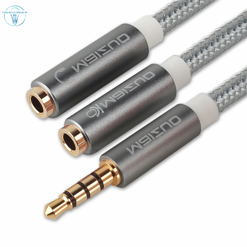 Cáp Chuyển Đổi Âm Thanh Jack 3.5mm 3.5mm Sang 2 Đầu Cái