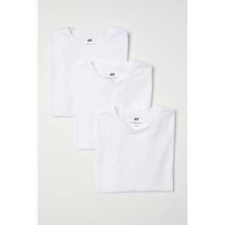 Set áo phông h&m trắng xuất dư