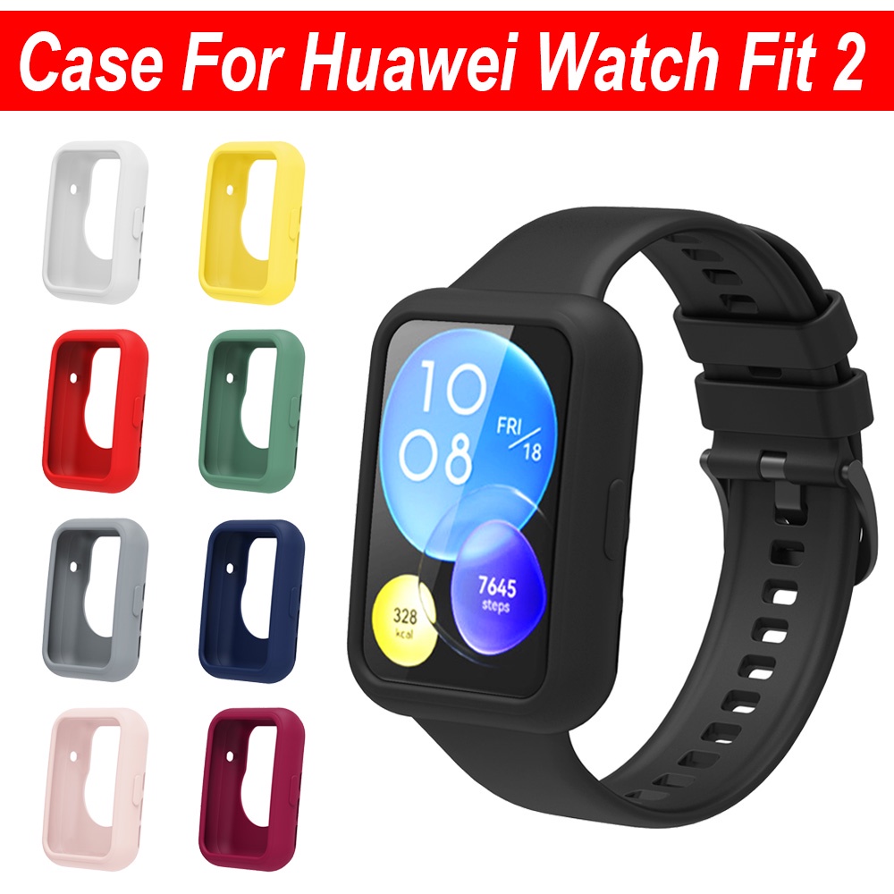 Vỏ Silicone Bảo Vệ Cho Đồng Hồ Thông Minh Huawei Watch Fit 2