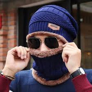 Sét mũ len kèm khăn cho người lớn