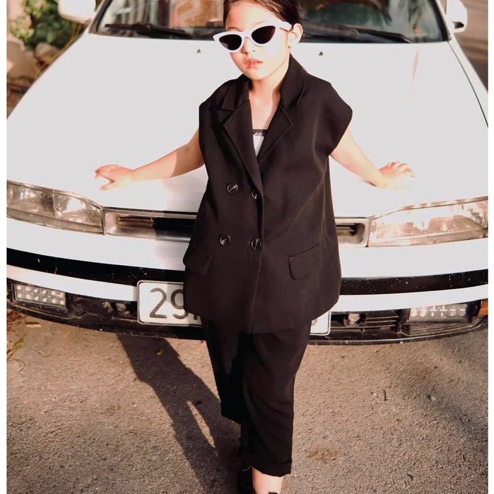 Quần âu dài thiết kế 137Kids cạp lưng chun cho bé gái đi chơi dự tiệc