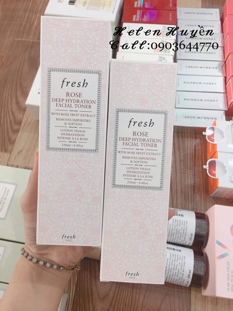 Nước Hoa Hồng Fresh Rose Deep Hydration Facial Toner