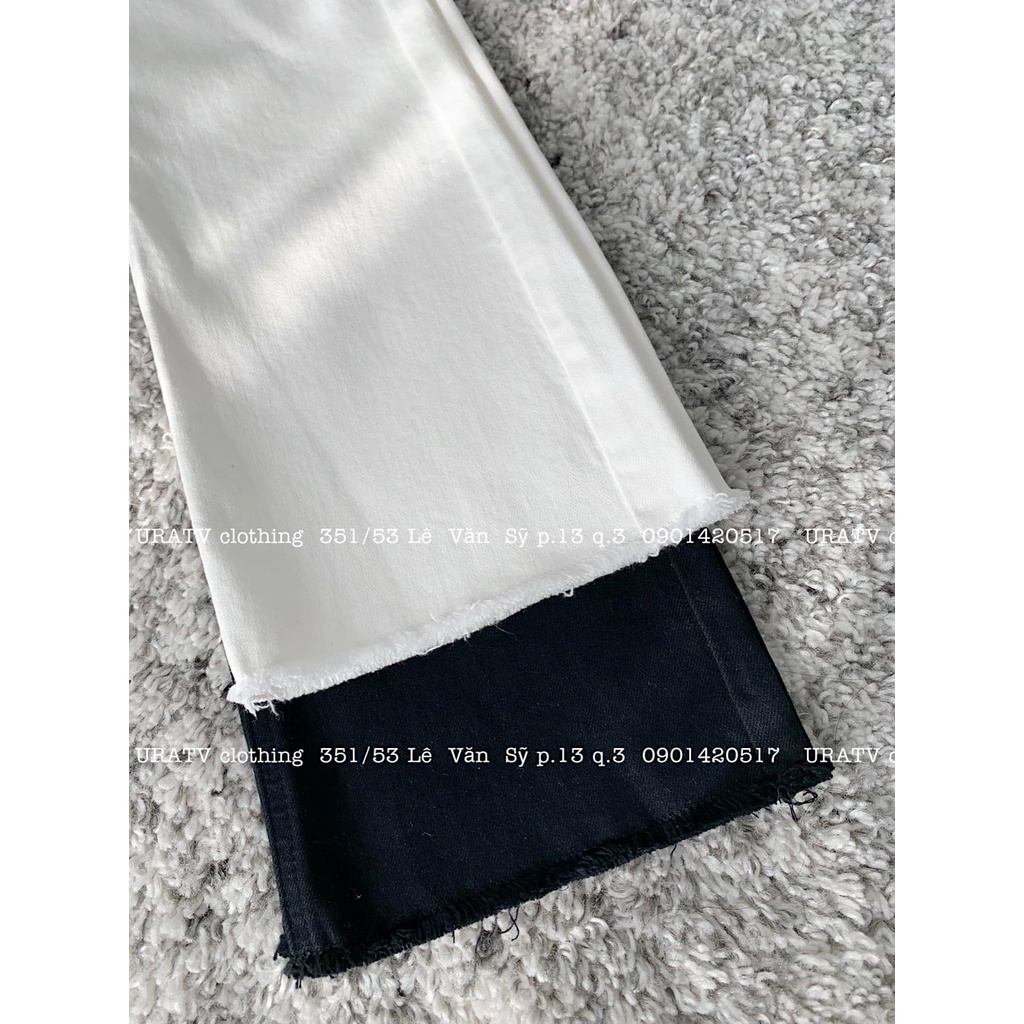[CÓ SẴN-ẢNH THẬT] Quần loe 9t tua line Stradi