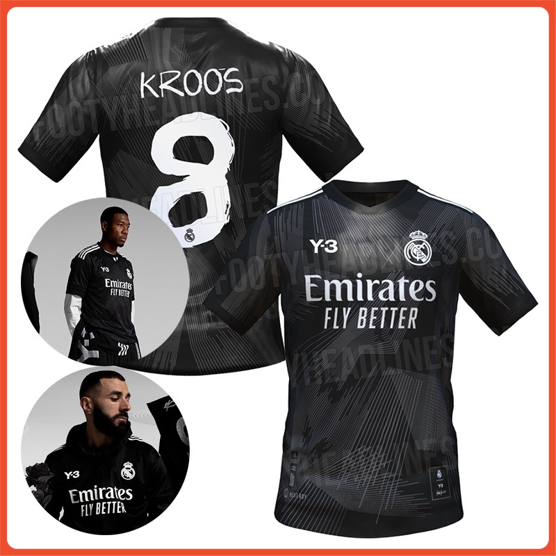 Áo Thun Bóng Đá Real Madrid X Y-3 Reunite Real Madrid 2022-23 Y3