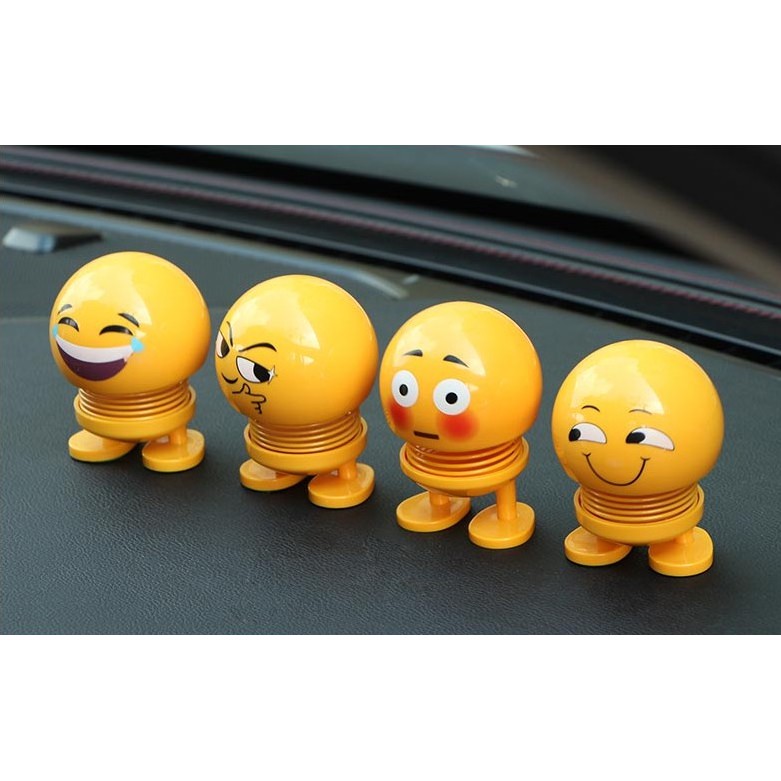 [SIÊU RẺ] XẢ HÀNG Thú Nhún Emojji con lắc lò xo - Siêu Chất - Siêu Vui Emoji