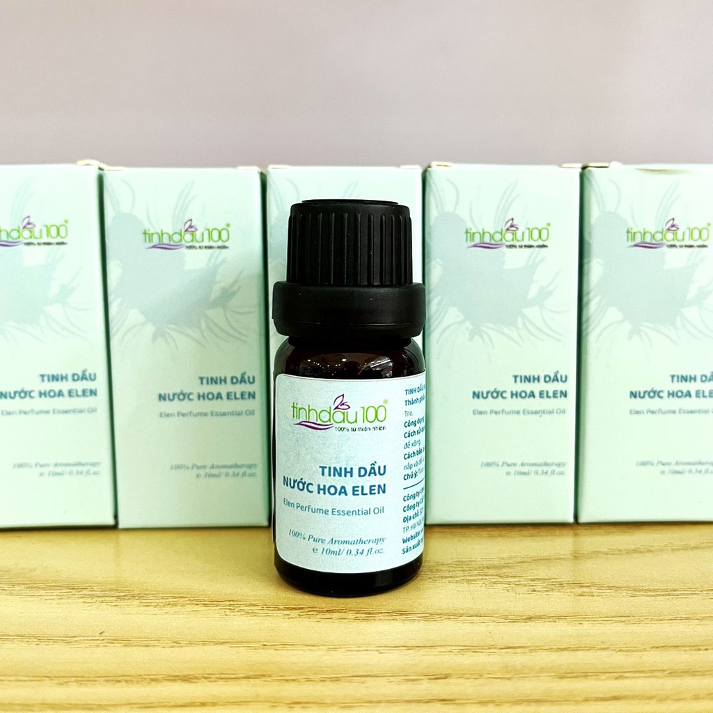 Tinh dầu nước hoa Elen thơm phòng, thư giãn 10ml - Tinh Dầu 100