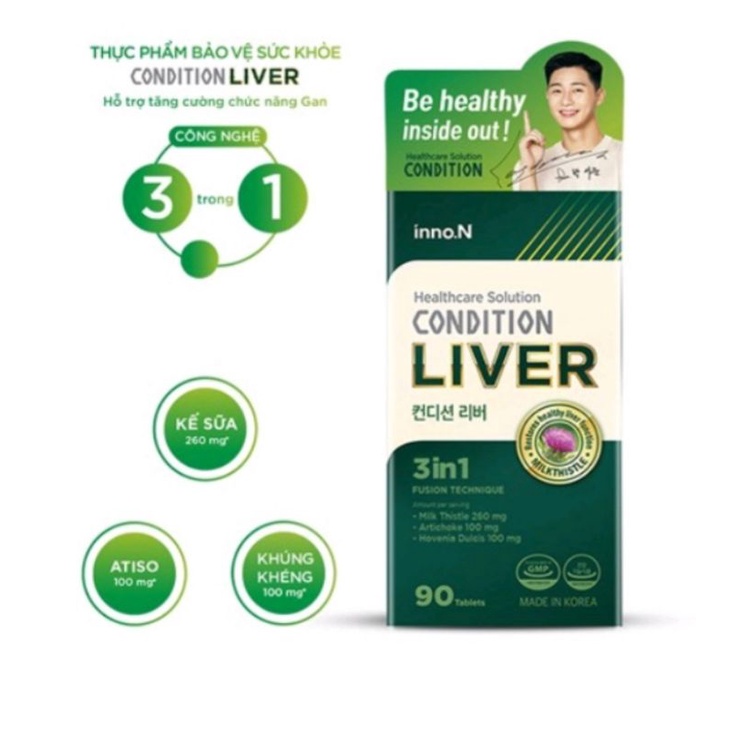 VIÊN UỐNG CONDITION LIVER HỖ TRỢ TĂNG CƯỜNG CHỨC NĂNG GAN