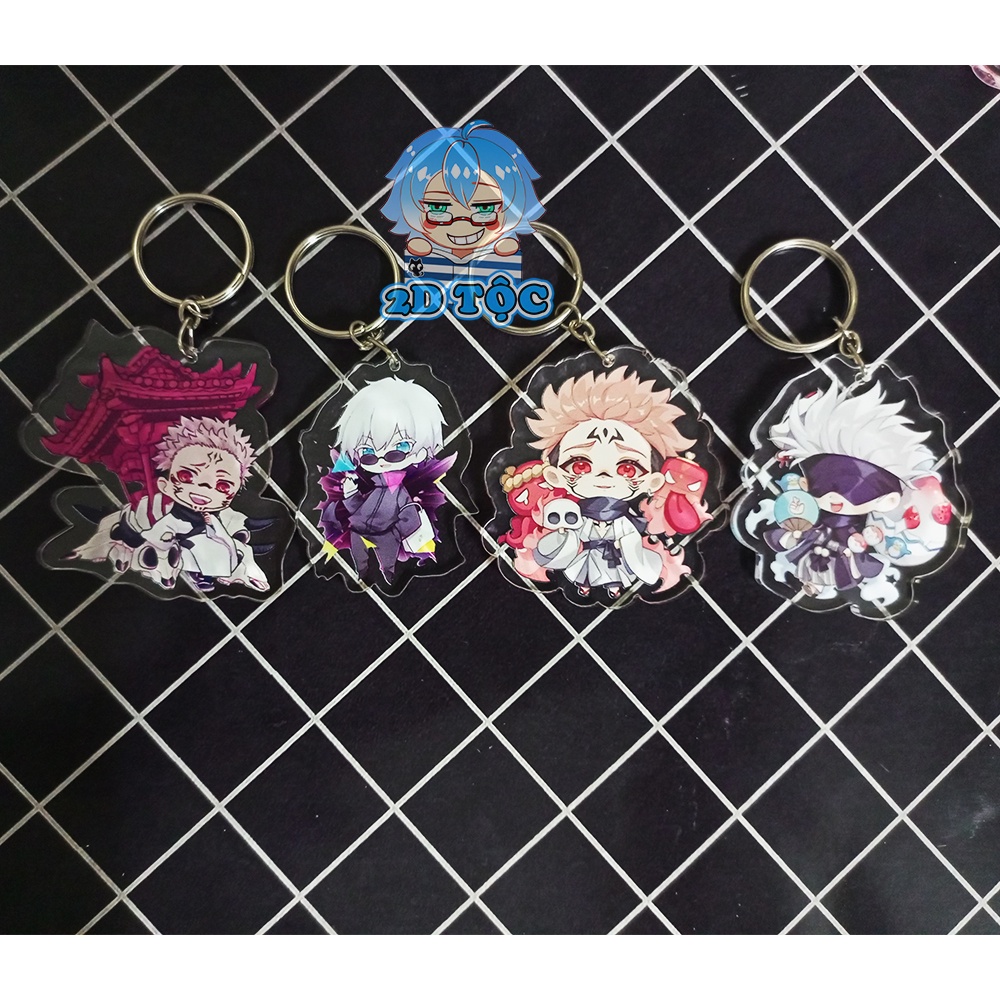 Móc Khóa Mica Trong suốt In 2 Mặt Sắc Nét Anime Manga Jujutsu Kaisen Chú Thuật Hồi Chiến – Phụ Kiện Anime By 2D Tộc Shop