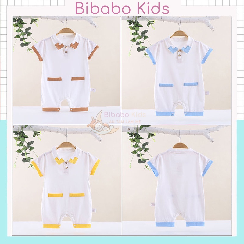 Bodysuit cho bé - quần áo trẻ em sơ sinh phù hợp với bé trai bé gái vải cotton mềm mại - kiểu body đùi ngắn tay cực mát