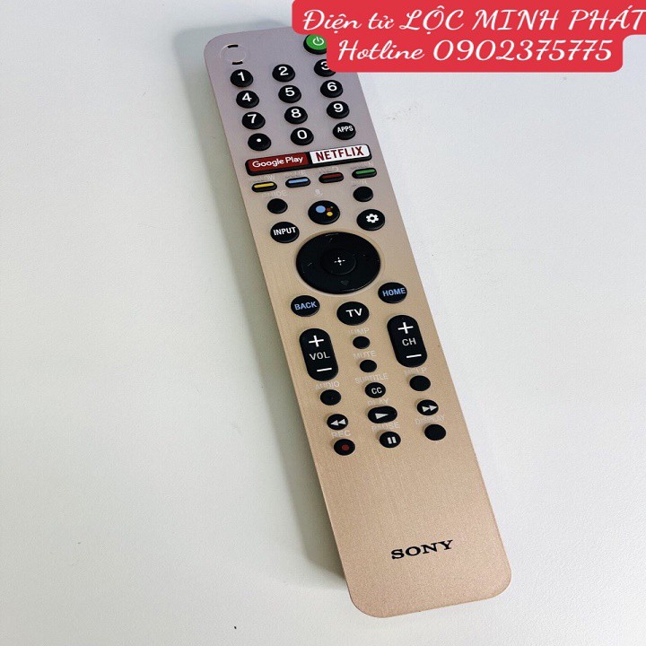 Remote Tivi Sony giọng nói dài màu nâu TX-600U