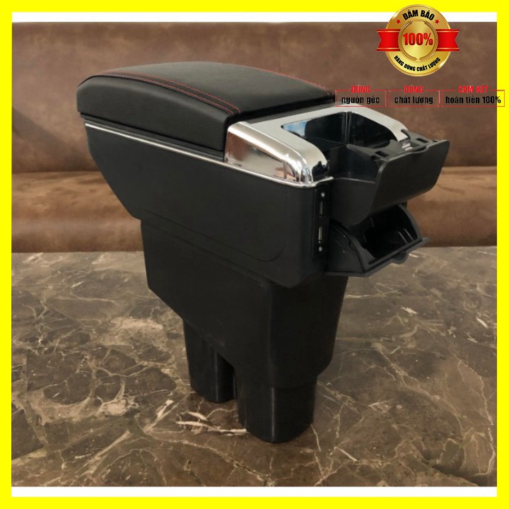 Hộp tỳ tay ô tô Honda City 2009-2014 tích hợp 7 cổng USB DUSB-HDCTY0913