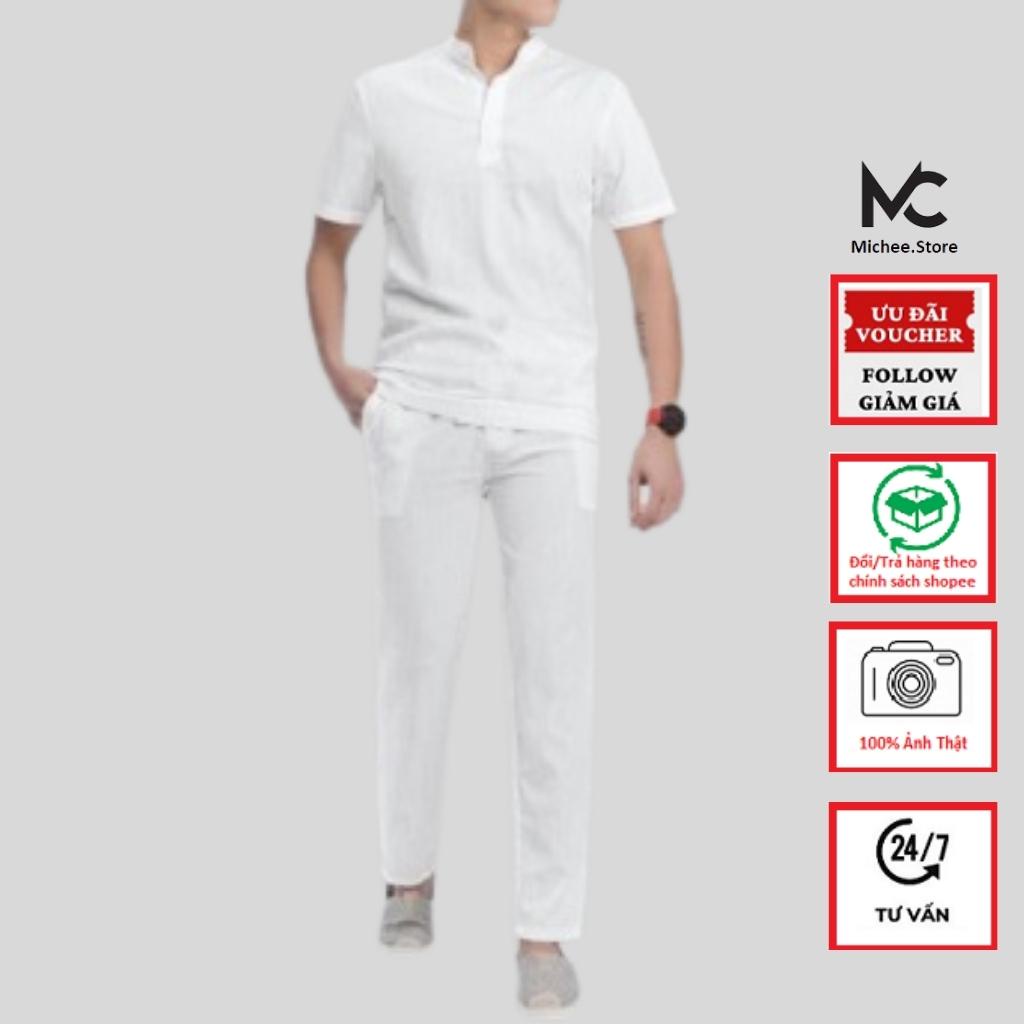 [Ảnh Thật - Video Thật] BỘ ĐŨI NAM Quần Dài Áo Cộc ( Mát - Nhẹ Như Không)