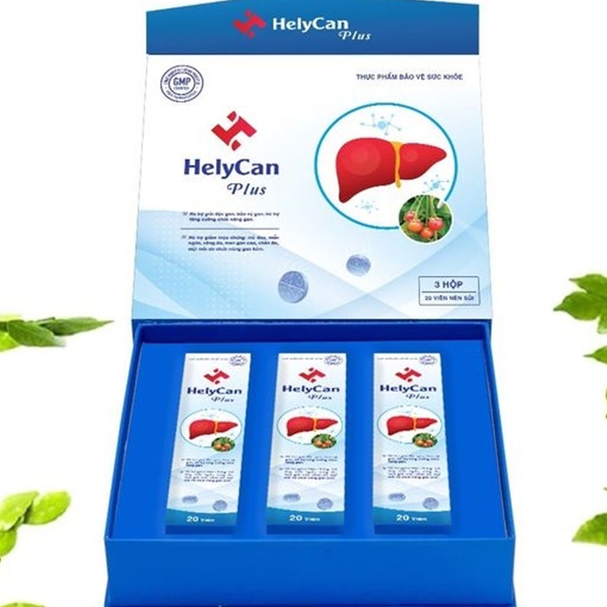 Helycan Plus hỗ trợ tăng cường chức năng gan (tuýp 20v) (Hộp 3 Tuýp) - cvspharmacy