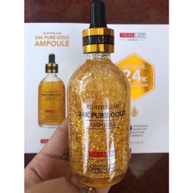 Serum Tinh Chất Vàng 24k Pure Gold Ampoule Thera Lady 100ml (Date mới nhất) - Xuất xứ Úc | BigBuy360 - bigbuy360.vn