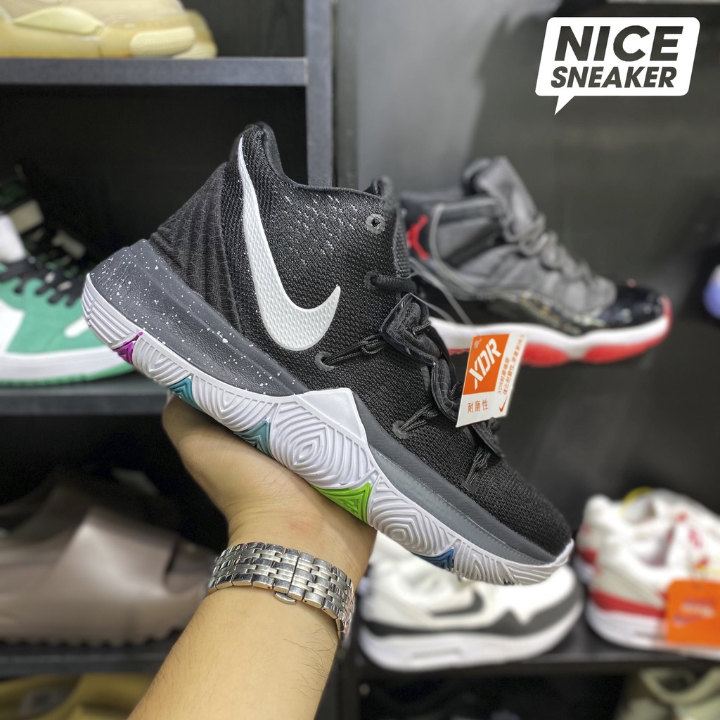 Nike Kyrie 5 Black Magic (Đen/Trắng) - Giày sneaker, giày bóng rổ thương hiệu Nice Sneaker | Phiên bản 1:1 chuẩn