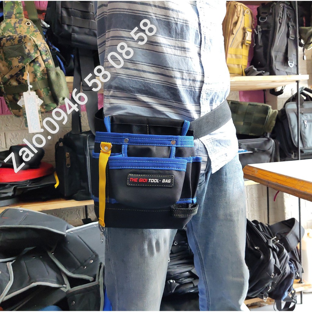 Túi đựng đồ nghề đeo hông TGTB-003 Blue cao cấp
