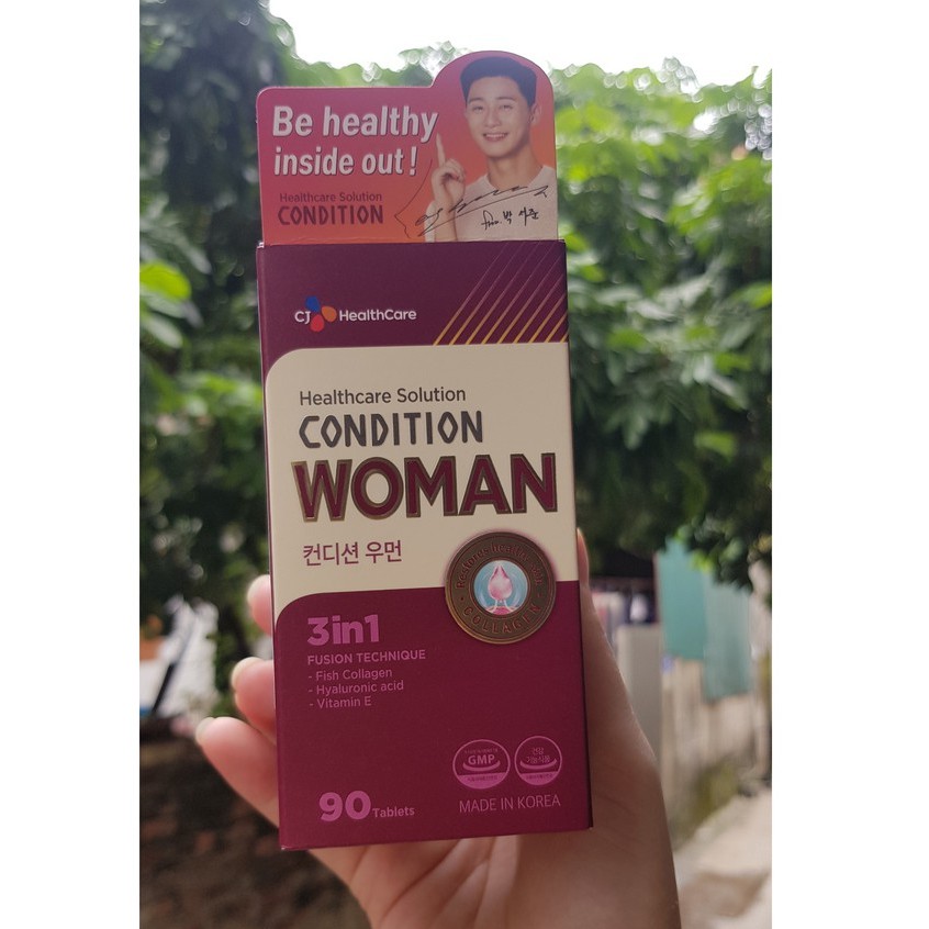 Viên uống collagen và cấp ẩm Condition Woman hàn quốc
