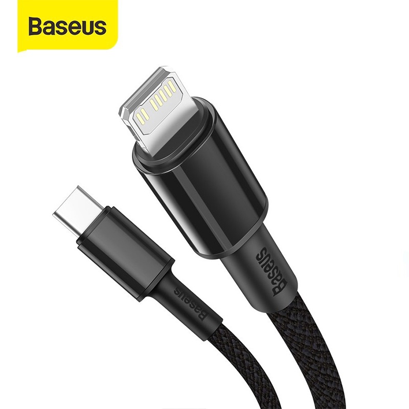 Cáp sạc PD20W Baseus High Density Type-C to iPhone dây dù siêu bền dài 200CM