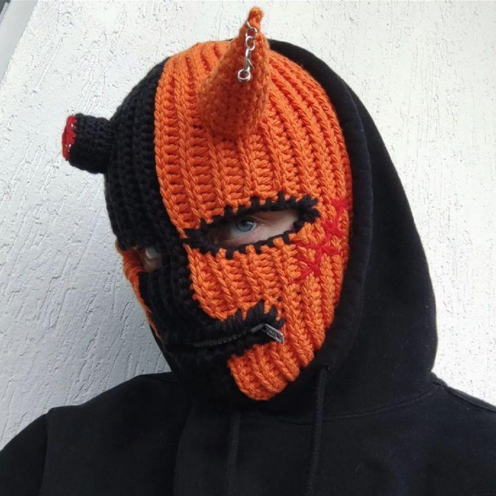 Mũ Beanie Chống Gió In Họa Tiết Halloween Vui Nhộn
