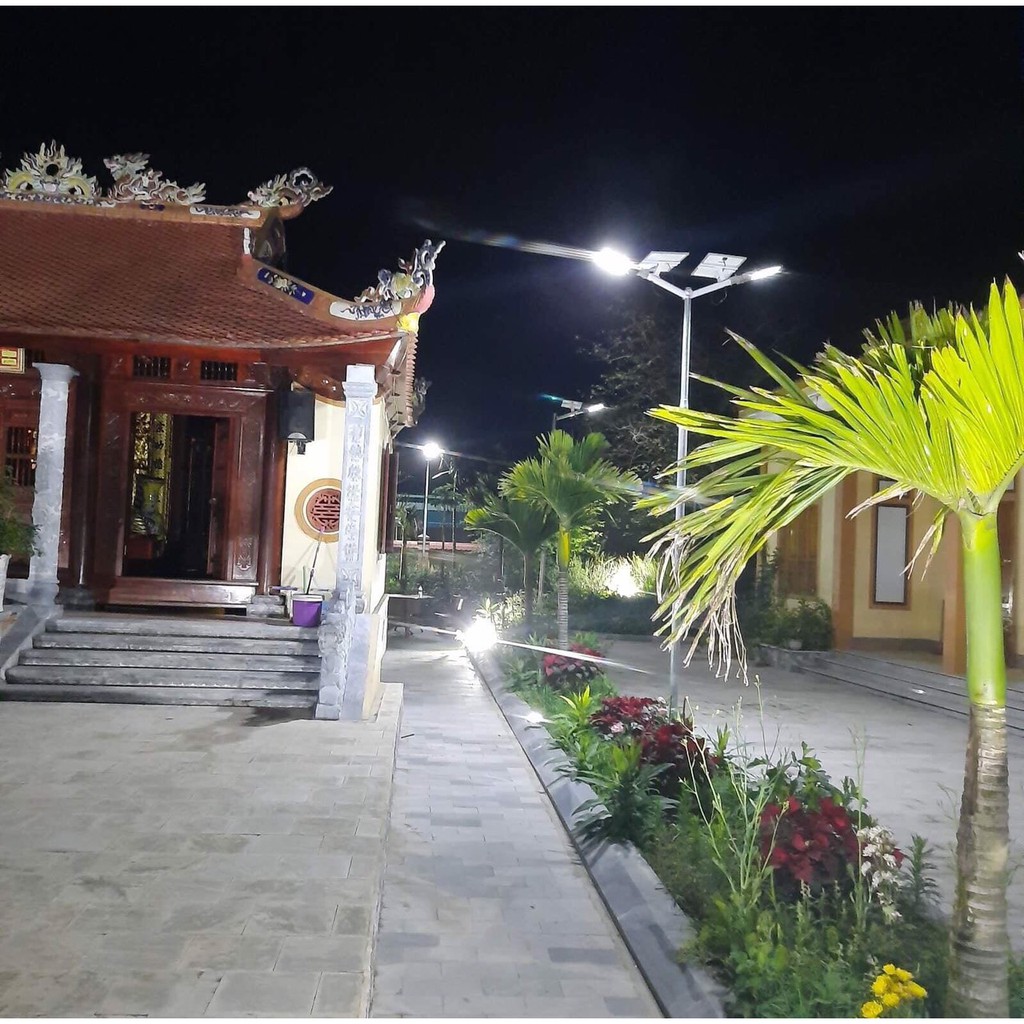 Đèn năng lượng mặt trời đường phố,sân vườn Max Solar công suất 100W Chính Hãng tuổi thọ 10 năm