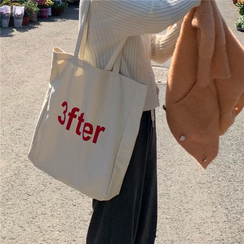 Túi Xách Vải canvas Cỡ Lớn Phong Cách Nhật Hàn Thời Trang 2022 Cho Nữ