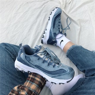 Giày thể thao Sneakers nữ màu blue Ulzzang