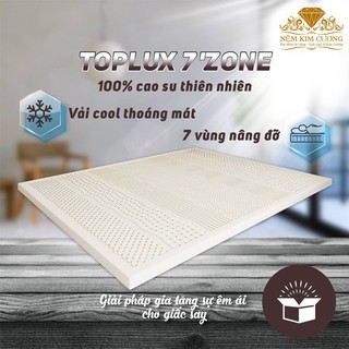 Nệm Cao Su Kim Cương Toplux 7Zone - Dày 3cm