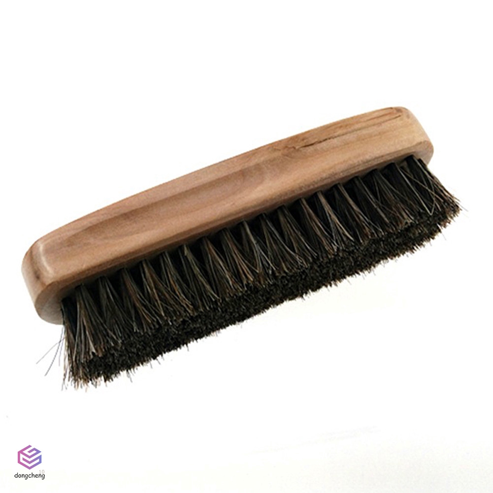[Hàng mới về] Bàn chải đánh bóng giày cán gỗ chuyên nghiệp tiện lợi
